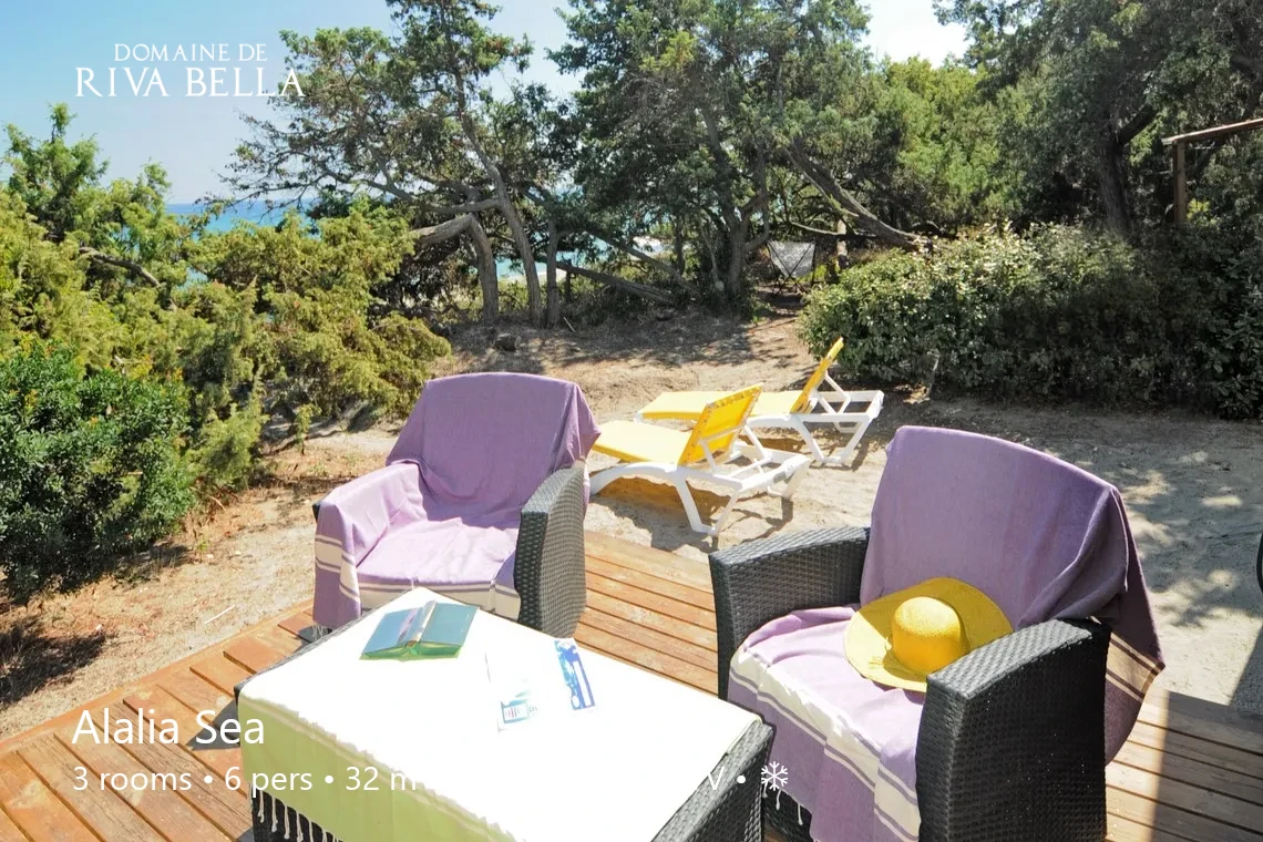 Location naturiste Corse - Mobilhome Alalia Sea 08